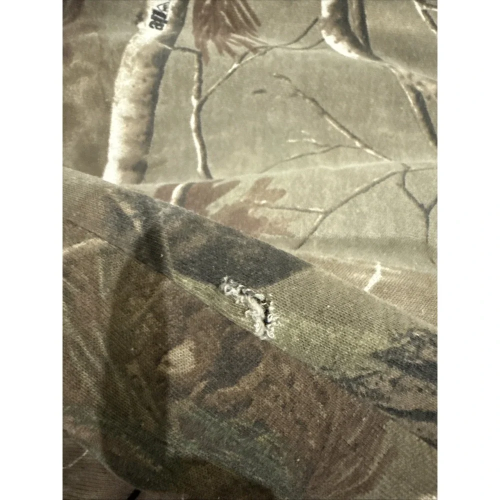 Winchester Reversible Hoodie Mens 2XL Camo Black Full Zip Rugged Sportsman READ
